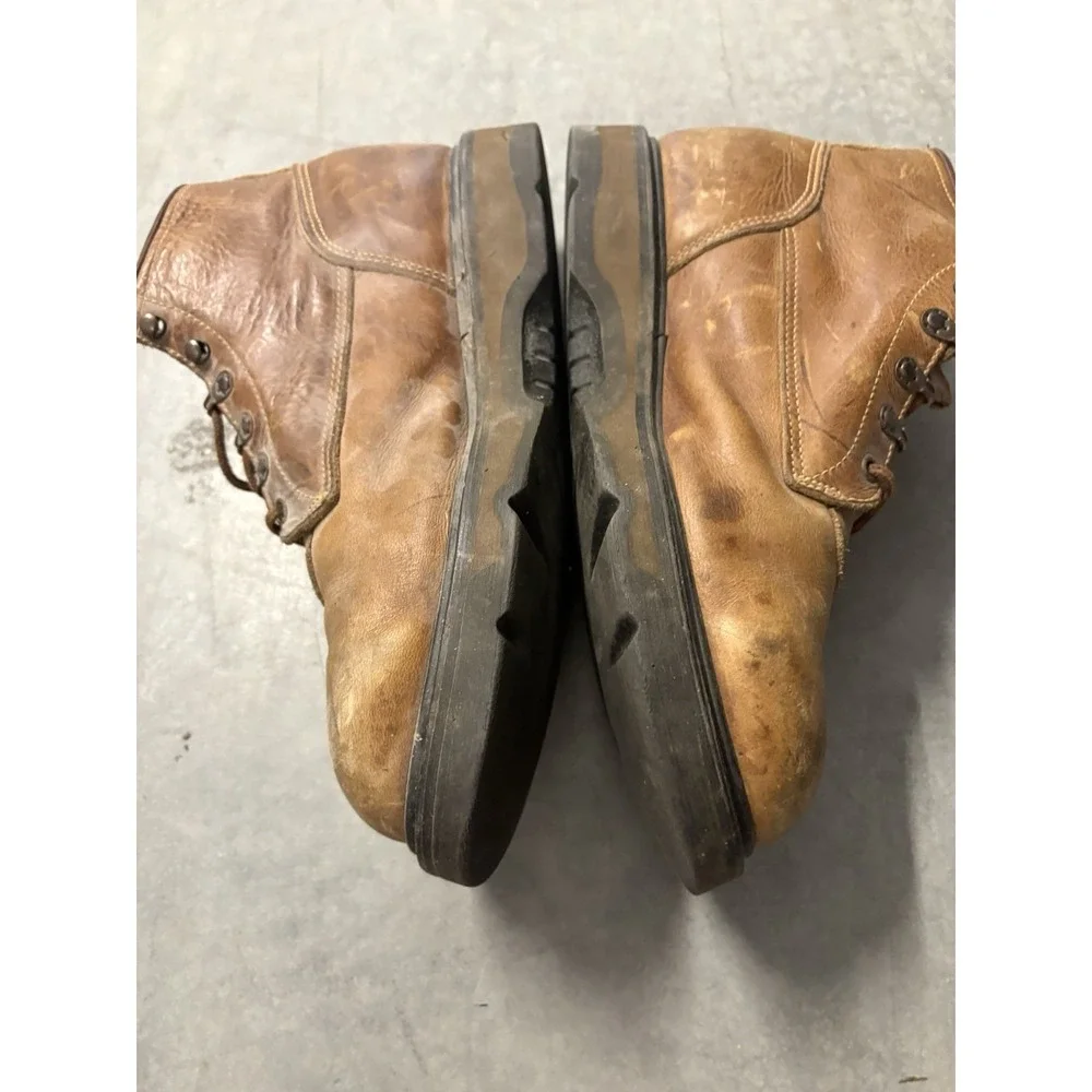 Red Wings Vintage 90s Comfort Sole Brown Lace Up Work Boot Mens 12 D 08005